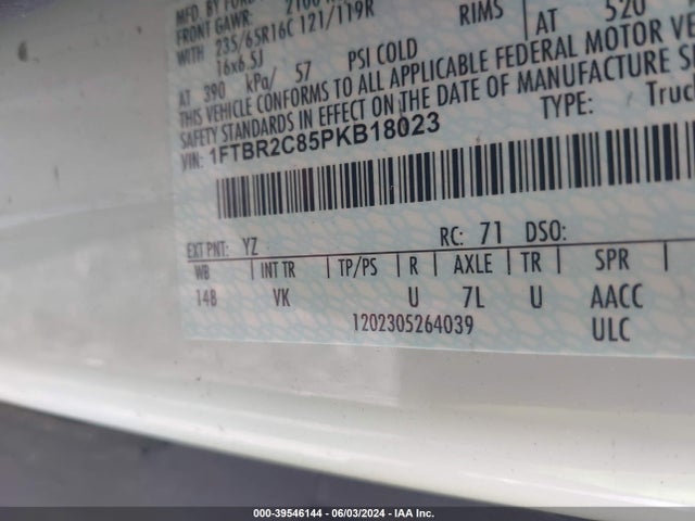Ford Transit-250 2023 1FTBR2C85PKB18023 Image 9