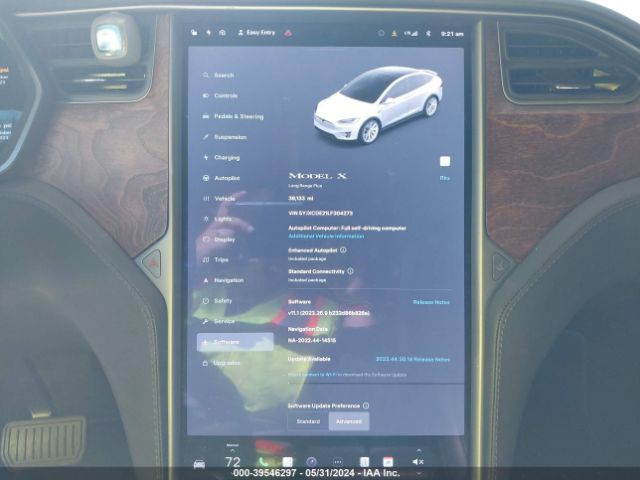 5YJXCDE21LF304273 Tesla Model X Long Range Dual Motor All-wheel Drive/long Range Plus Dual Motor All-wheel Drive