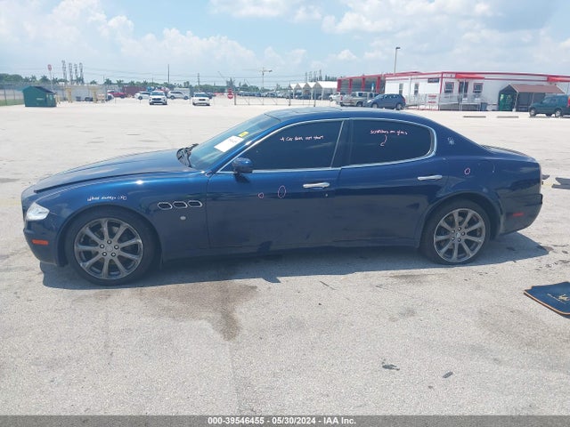39546455 :رقم المزاد ، ZAMFE39A980033515 vin ، 2008 Maserati Quattroporte Base Automatic/executive Gt Automatic/sport Gt S Automatic مزاد بيع