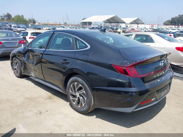 Hyundai Sonata Blue 2021 KMHL24JJ8MA026685 Image 3