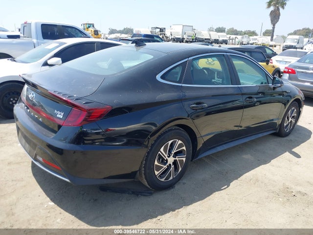 Hyundai Sonata Blue 2021 KMHL24JJ8MA026685 Image 4