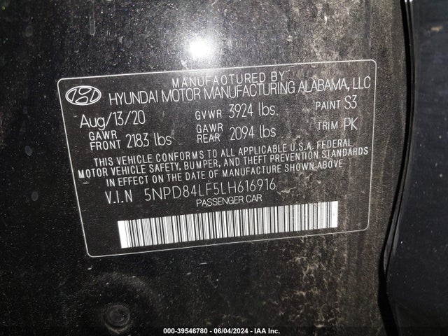 Hyundai Elantra Value Edition 2020 5NPD84LF5LH616916 Image 9