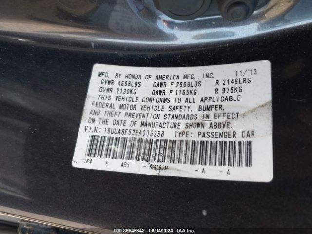 19UUA8F53EA005258 Acura Tl 3.5