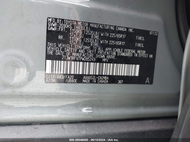 Toyota Rav4 Xle 2023 2T3W1RFV7PW285249 Image 9