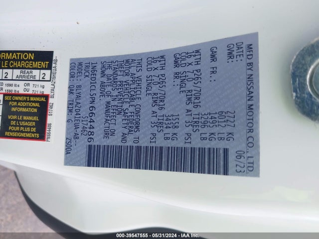 Nissan Frontier King Cab S 4x2 2023 1N6ED1CL5PN664486 Image 9