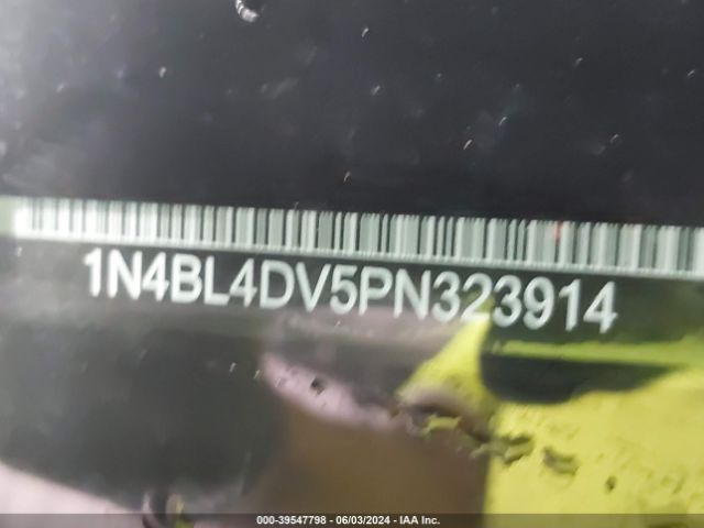 1N4BL4DV5PN323914 Nissan Altima Sv Fwd