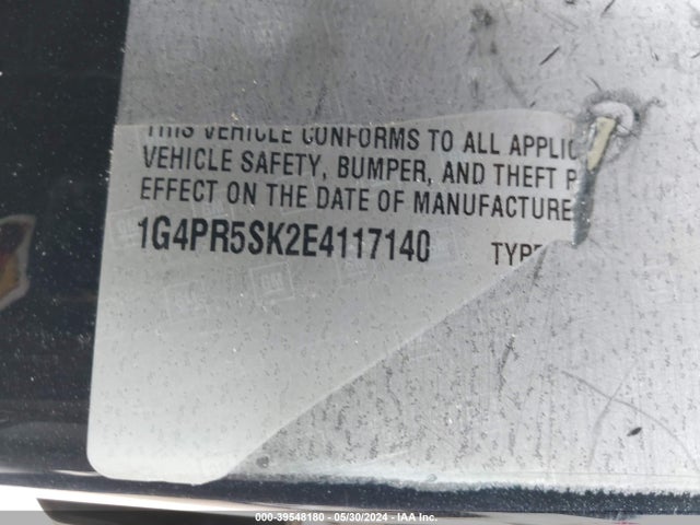 1G4PR5SK2E4117140 Buick Verano Convenience Group