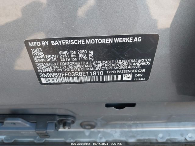 3MW69FF03R8E11810 BMW 3 Series 330i
