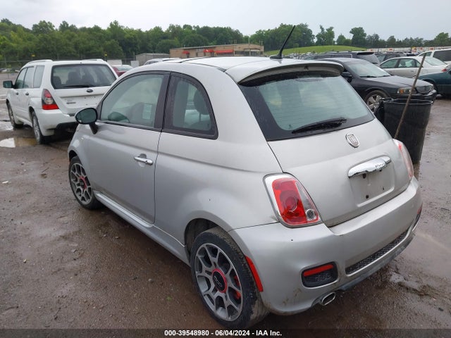 2012 FIAT 500 3C3CFFBR8CT125687 Photo 2