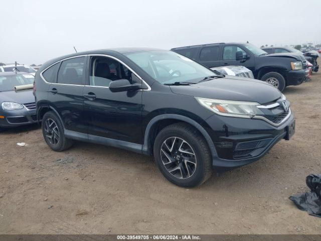 2016 Honda Cr-v Se მანქანა იყიდება აუქციონზე, vin: 2HKRM3H49GH551111, აუქციონის ნომერი: 39549705