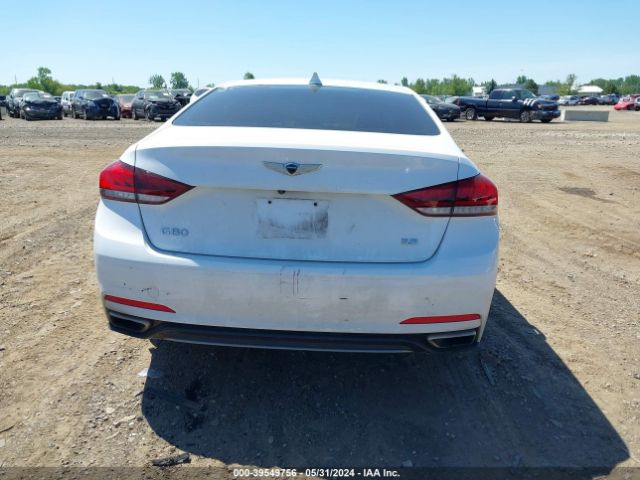 KMHGN4JEXJU225615 Genesis G80 3.8