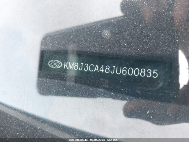 KM8J3CA48JU600835 Hyundai TUCSON SEL