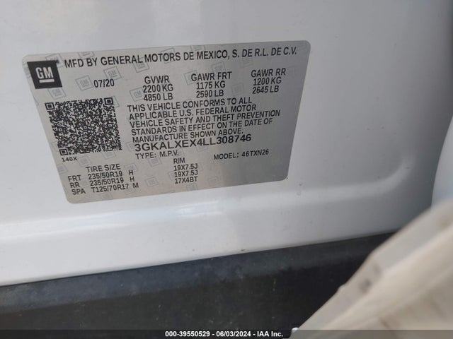 GMC Terrain Awd Denali 2020 3GKALXEX4LL308746 Image 9
