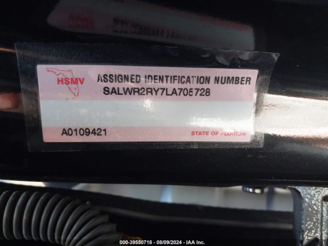 SALWR2RY7LA705728 Land Rover Range Rover Sport Hse