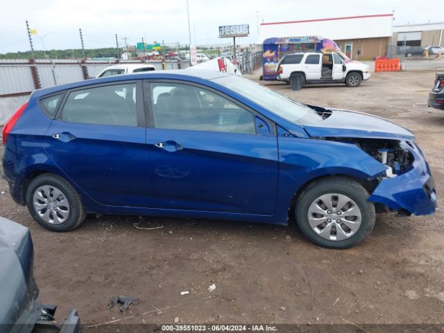 KMHCT5AEXHU344057 Hyundai ACCENT SE