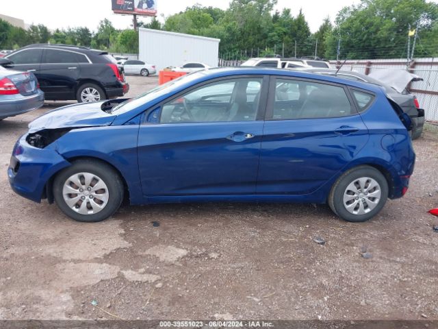 KMHCT5AEXHU344057 Hyundai ACCENT SE
