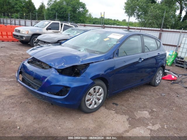 KMHCT5AEXHU344057 Hyundai ACCENT SE