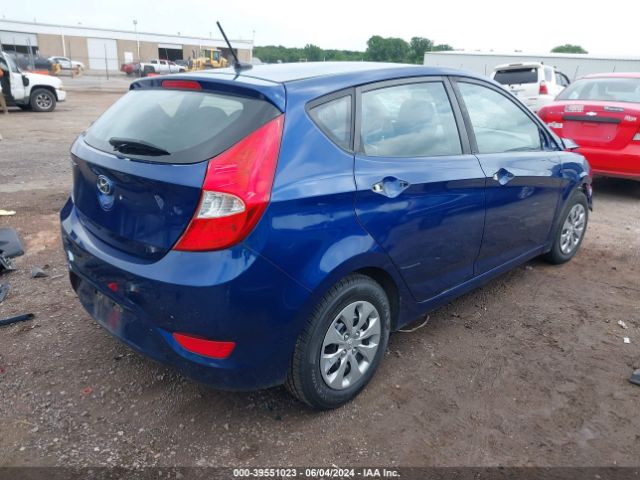 KMHCT5AEXHU344057 Hyundai ACCENT SE