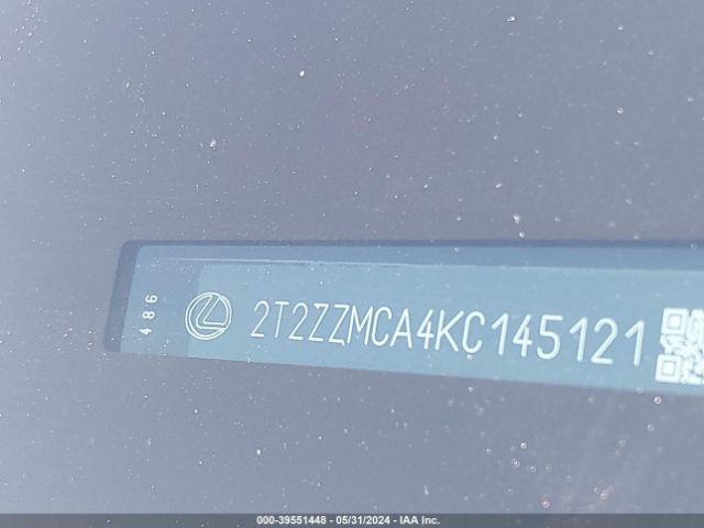 2T2ZZMCA4KC145121 Lexus RX 350