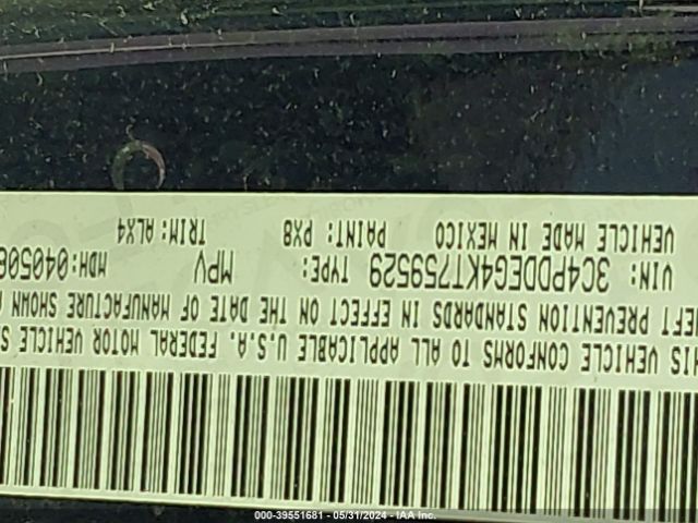 3C4PDDEG4KT759529 Dodge Journey Gt Awd