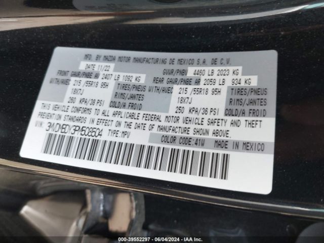 3MVDMBDY3PM508504 Mazda Cx-30 2.5 Turbo Premium