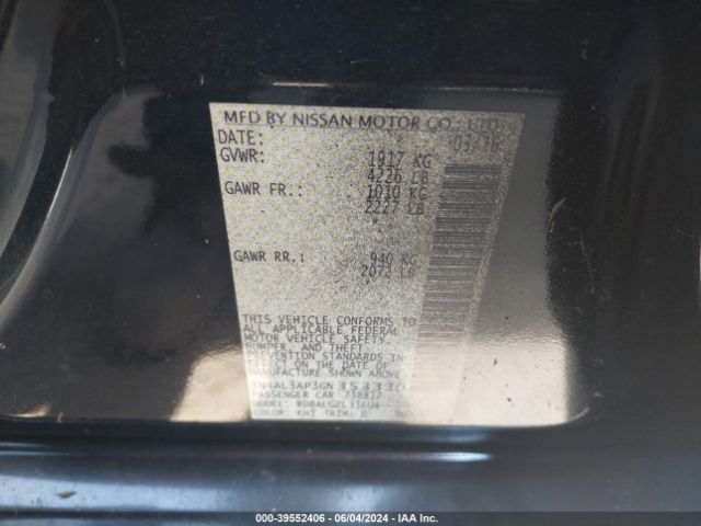 1N4AL3AP3GN353330 Nissan Altima 2.5/2.5 S/2.5 Sl/2.5 Sr/2.5 Sv