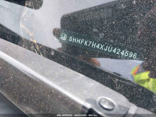 SHHFK7H4XJU424596 Honda Civic Sport