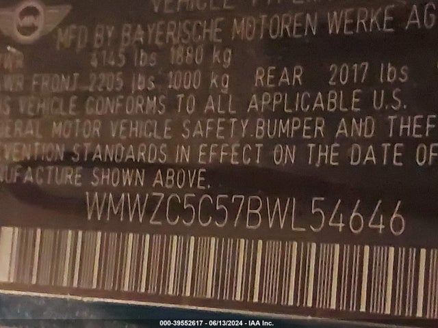 2011 MINI COOPER S COUNTRYMAN WMWZC5C57BWL54646 Photo 8