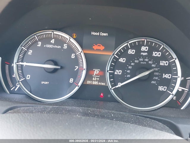 19UUB1F57JA005438 Acura Tlx Tech Pkg
