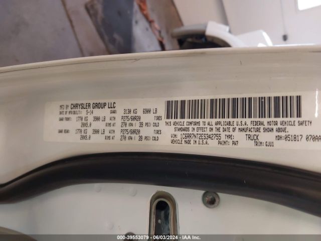 1C6RR7NT2ES342755 RAM 1500 Laramie