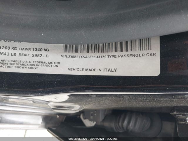 ZAM57XSA6F1133179 Maserati Ghibli