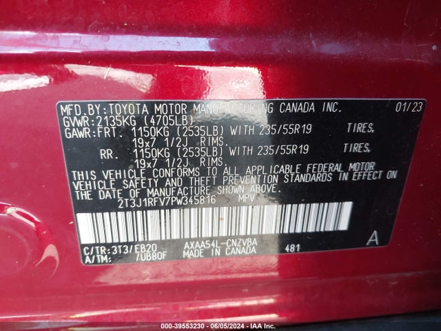 Toyota Rav4 Adventure 2023 2T3J1RFV7PW345816 Image 9