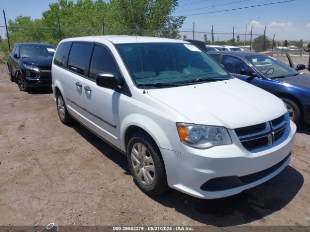 Auction sale of the 2016 Dodge Grand Caravan American Value Pkg, vin: 2C4RDGBG9GR335482, lot number: 39553379