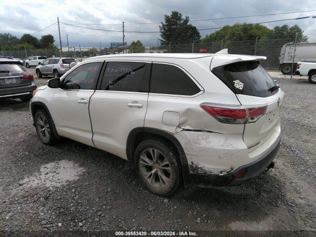 Toyota Highlander Xle V6 2014 5TDJKRFH1ES061555 Image 3