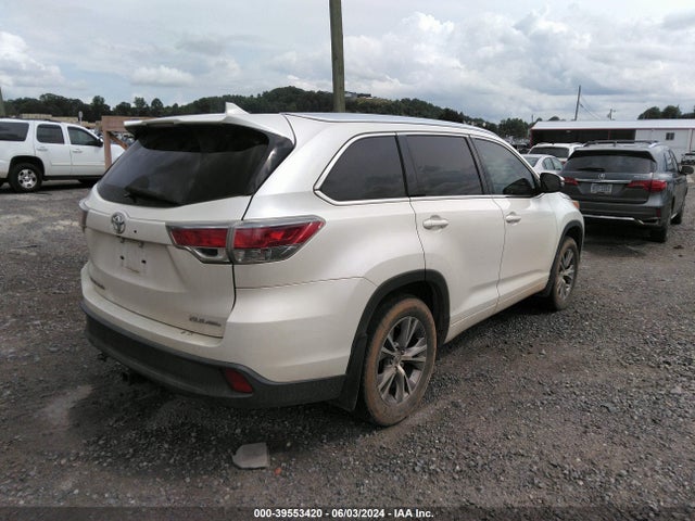 Toyota Highlander Xle V6 2014 5TDJKRFH1ES061555 Image 4