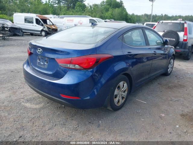 5NPDH4AE0GH781076 Hyundai ELANTRA SE
