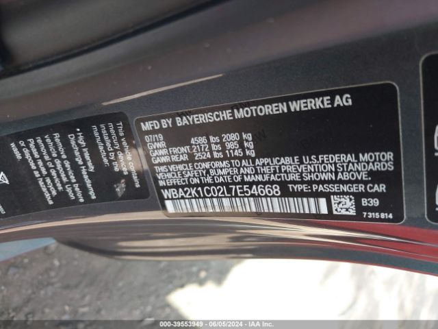 WBA2K1C02L7E54668 BMW 230i Xdrive