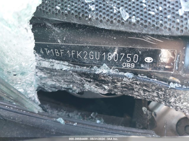 Toyota CAMRY SE 2016 4T1BF1FK2GU180750 Image 9