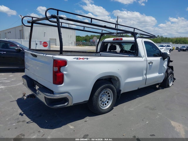 2020 Chevrolet Silverado 1500 4wd Regular Cab Long Bed Wt მანქანა იყიდება აუქციონზე, vin: 3GCNYAEF4LG230691, აუქციონის ნომერი: 39554671