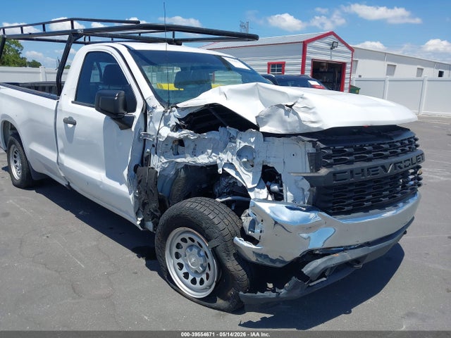 2020 Chevrolet Silverado 1500 4wd Regular Cab Long Bed Wt მანქანა იყიდება აუქციონზე, vin: 3GCNYAEF4LG230691, აუქციონის ნომერი: 39554671