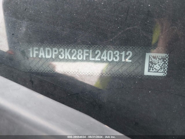Ford FOCUS SE 2015 1FADP3K28FL240312 Image 9