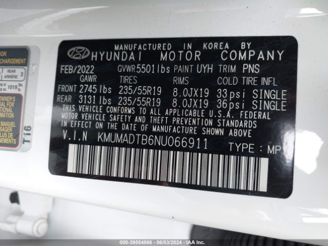KMUMADTB6NU066911 Genesis Gv70 2.5t Awd