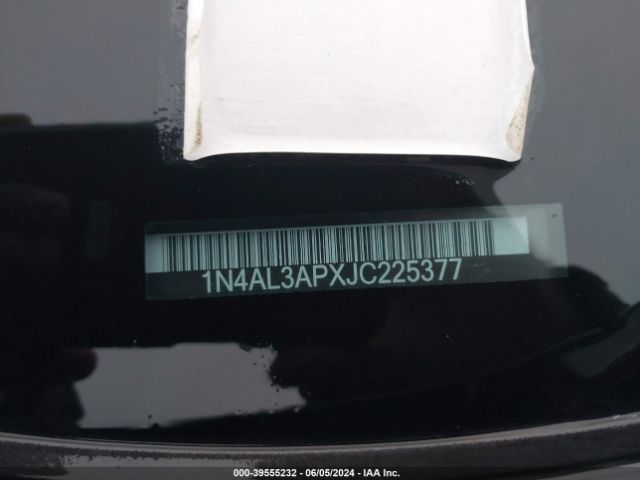 1N4AL3APXJC225377 Nissan Altima 2.5 Sr