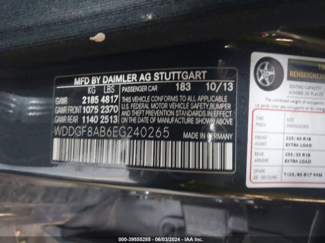 WDDGF8AB6EG240265 Mercedes-Benz C 300 Luxury 4matic/sport 4matic