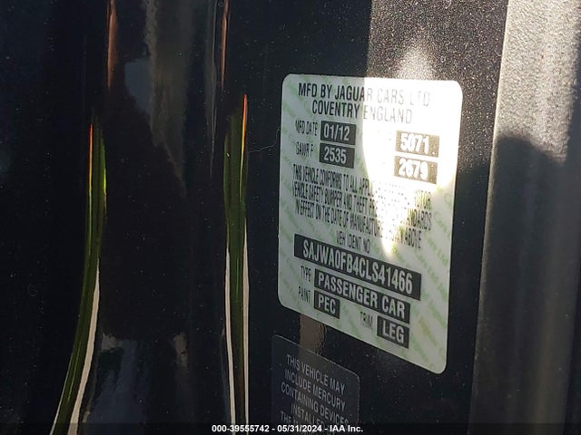 2012 JAGUAR XF SAJWA0FB4CLS41466 Photo 8