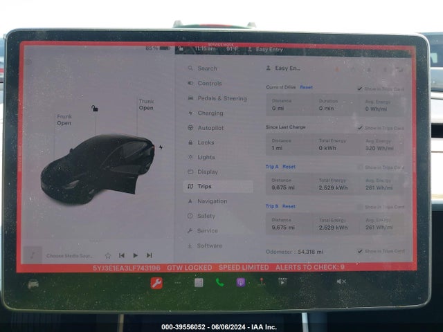 5YJ3E1EA3LF743196 Tesla Model 3 Standard Range Plus Rear-wheel Drive/standard Range Rear-wheel Drive