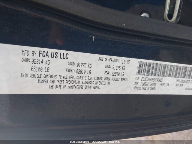 Dodge Charger Sxt 2016 2C3CDXHG9GH143485 Image 9