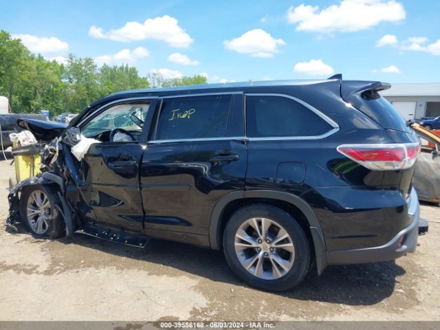 5TDJKRFH2FS218625 Toyota Highlander Xle V6