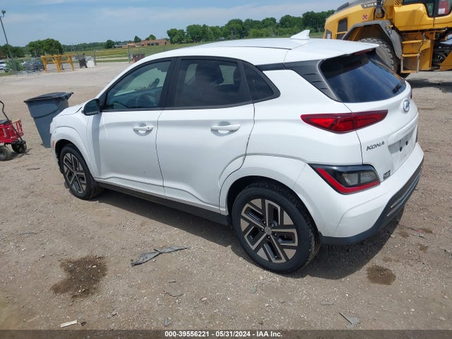 KM8K33AG9NU159186 Hyundai Kona Electric Sel