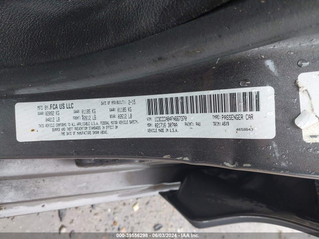 1C3CCCAB4FN667370 Chrysler 200 Limited
